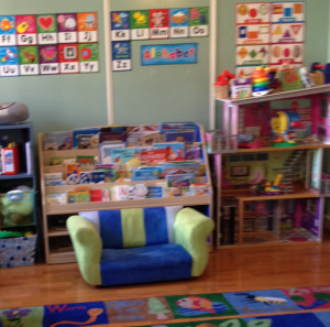 play room at First Tiny Steps - an Astoria day care